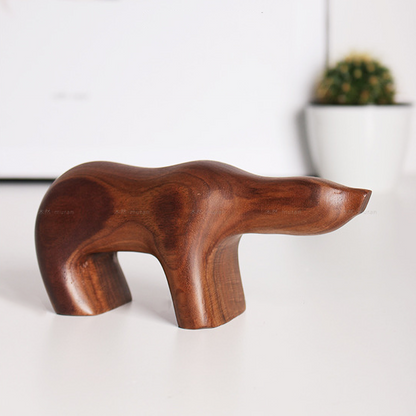 木子禮｜胡桃木北極熊